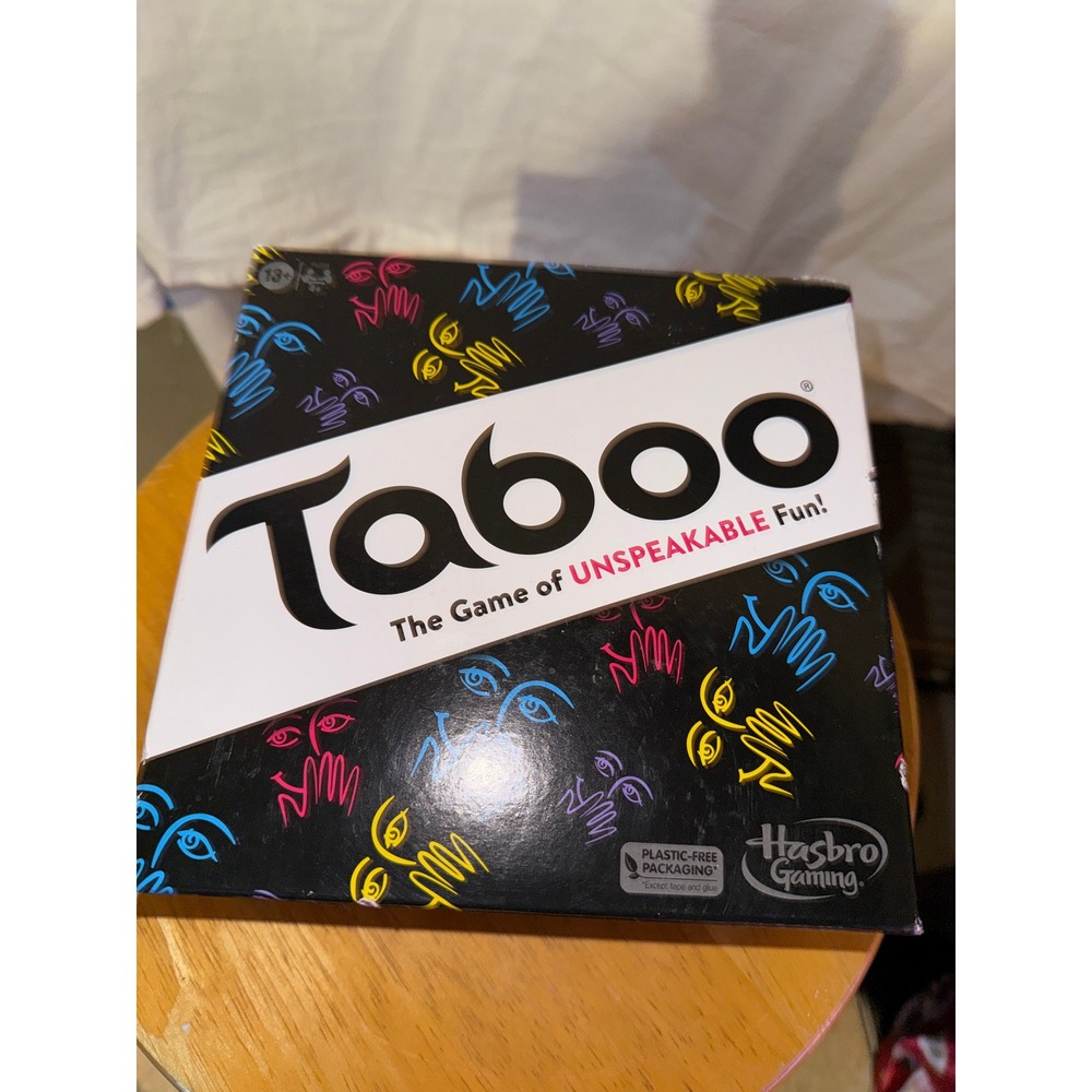 Hasbro Gaming Taboo The Game of Unspeakable Fun Party Word Guessing Game F5254